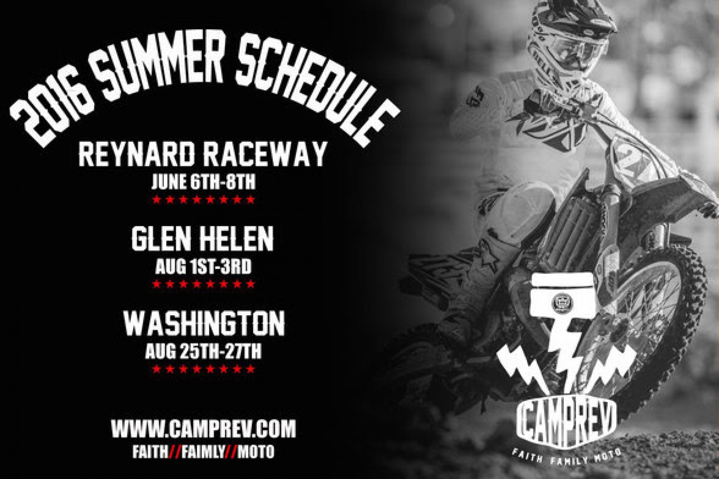 CampREV Announces Summer Dates