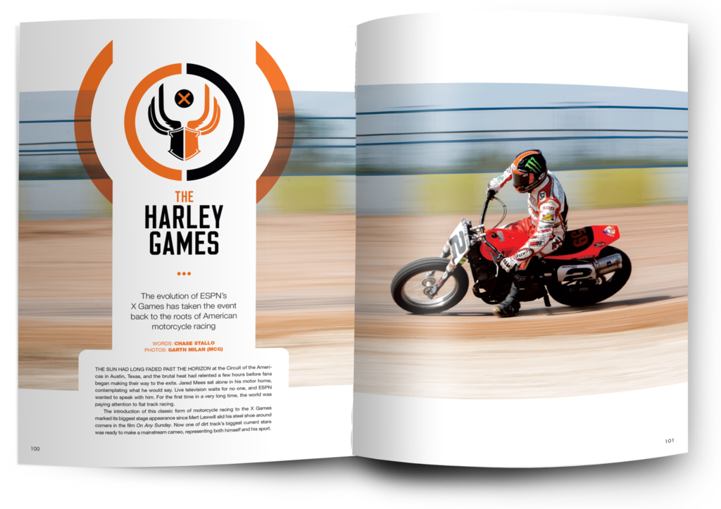 For more on flat track's X Games debut, check out the September 2015 issue of Racer X Illustrated.