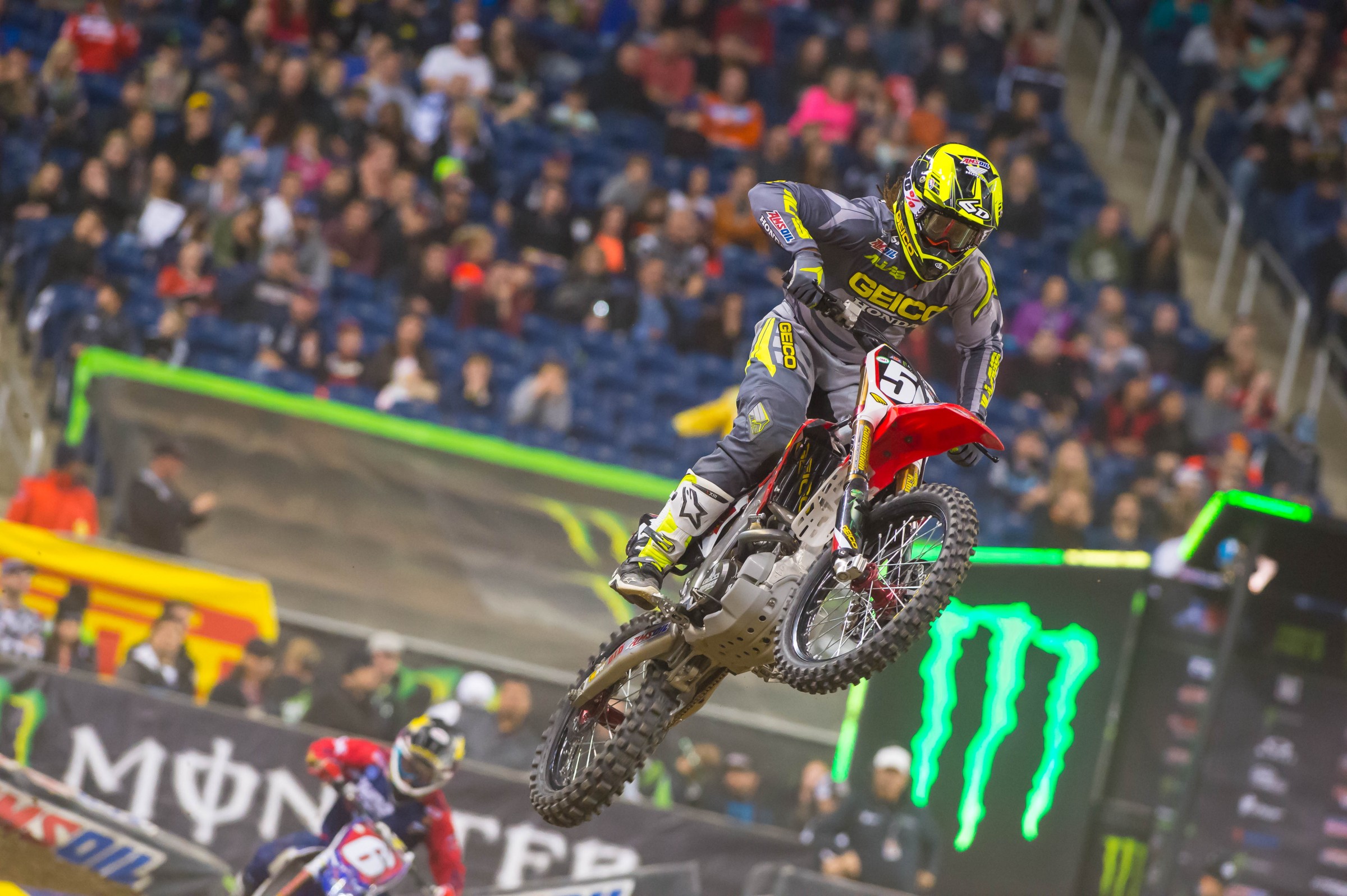 Malcolm holds the 250SX East Region points lead after four rounds.