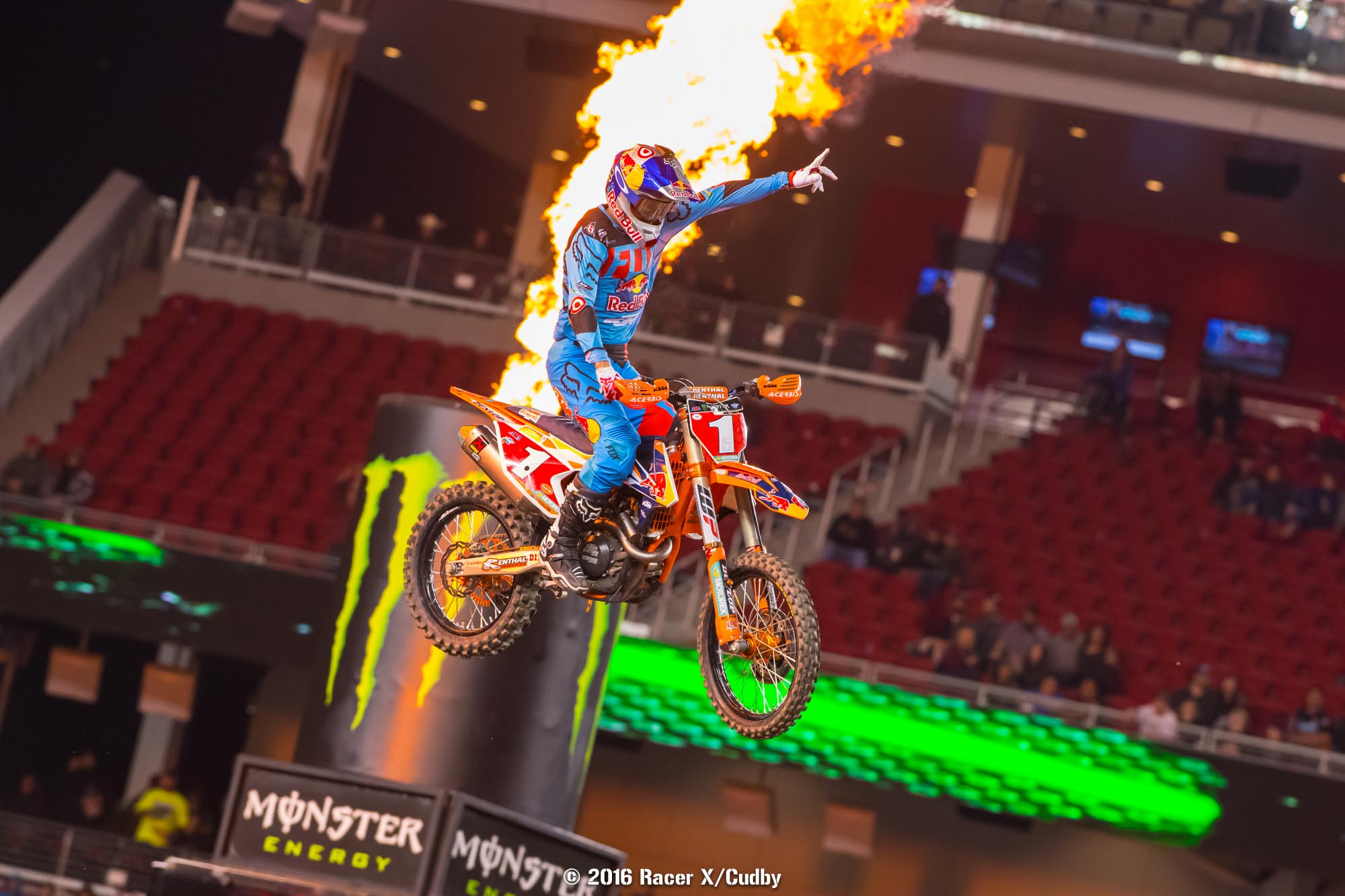 He's on fire, ladies and gentlemen.