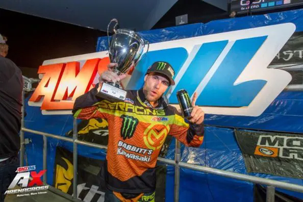 Blose took over the lead in the Arenacross class standings in Ontario, CA.