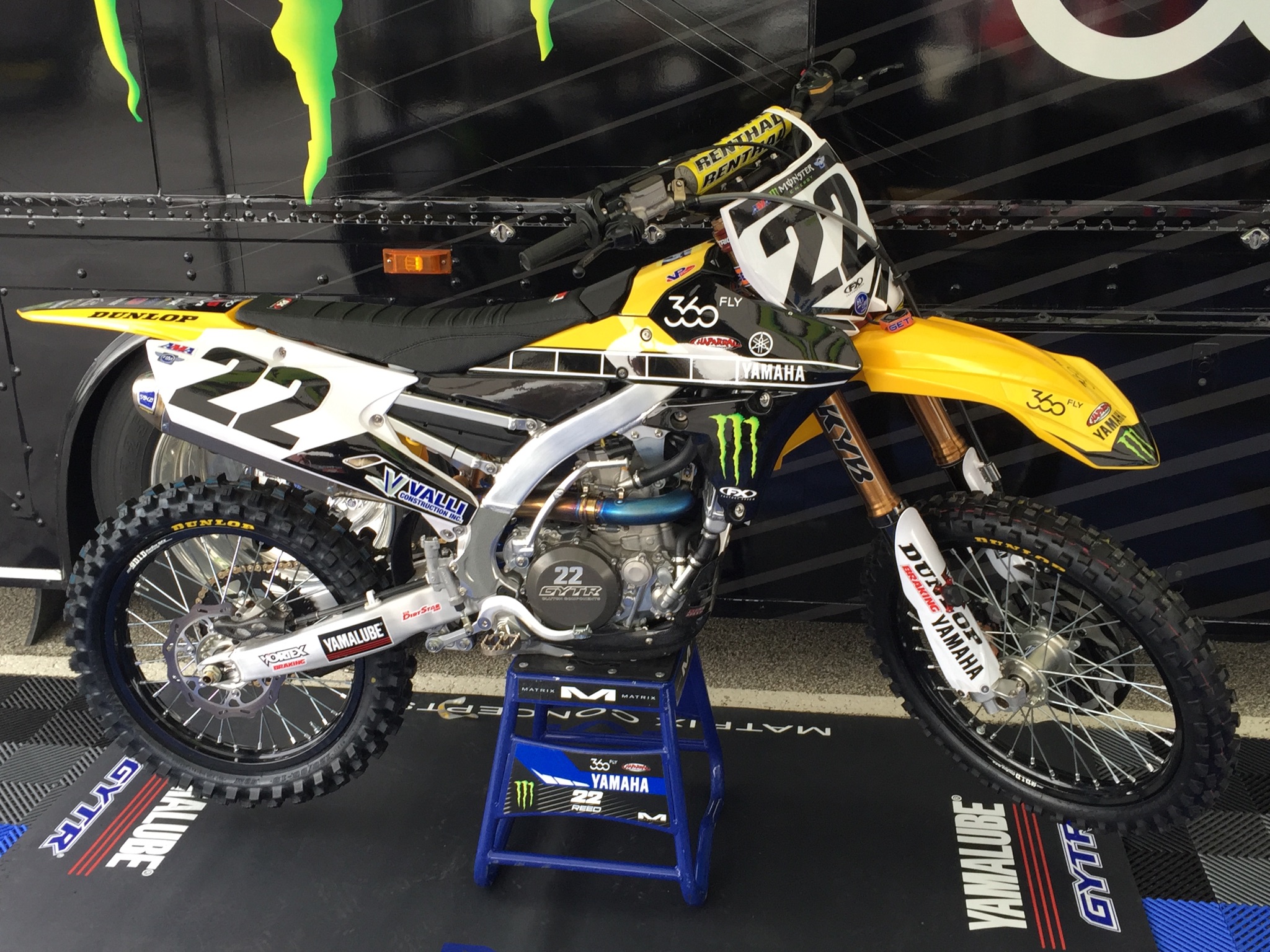Just got this photo from Yamaha, which will go with the retro colors this weekend.