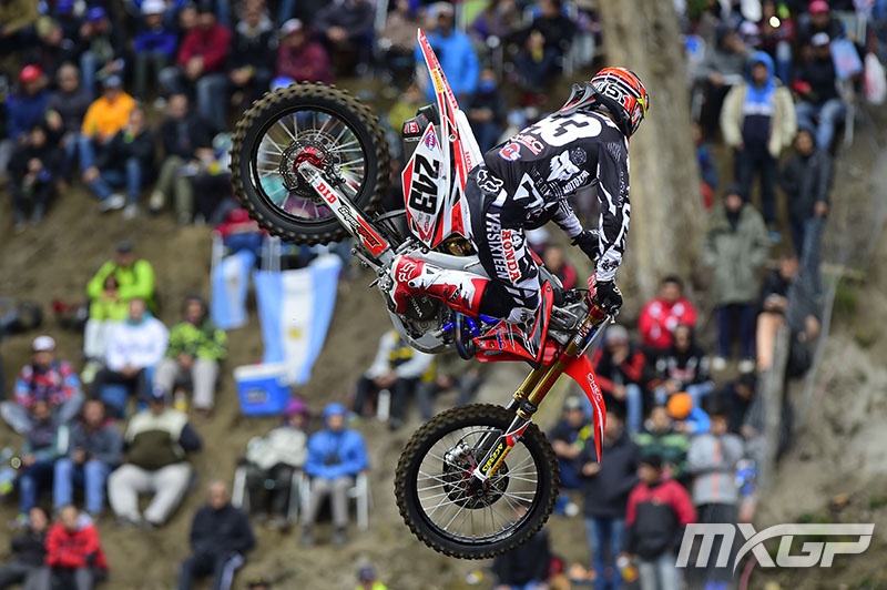 Gajser had a huge day in Argentina in the MX1 class.