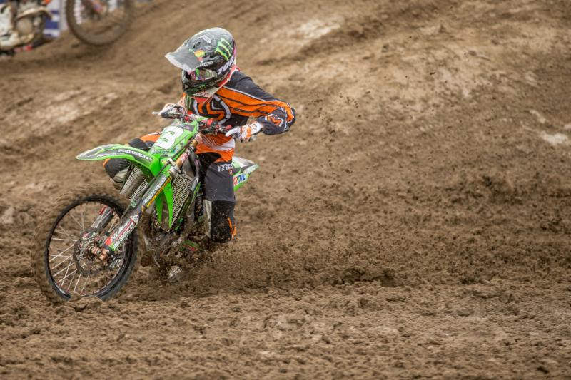 Faith saw a win slip away following a crash while leading in the second Main Event.