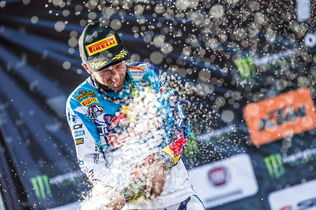 Tony Cairoli is starting to round into form after an injury during the off-season.