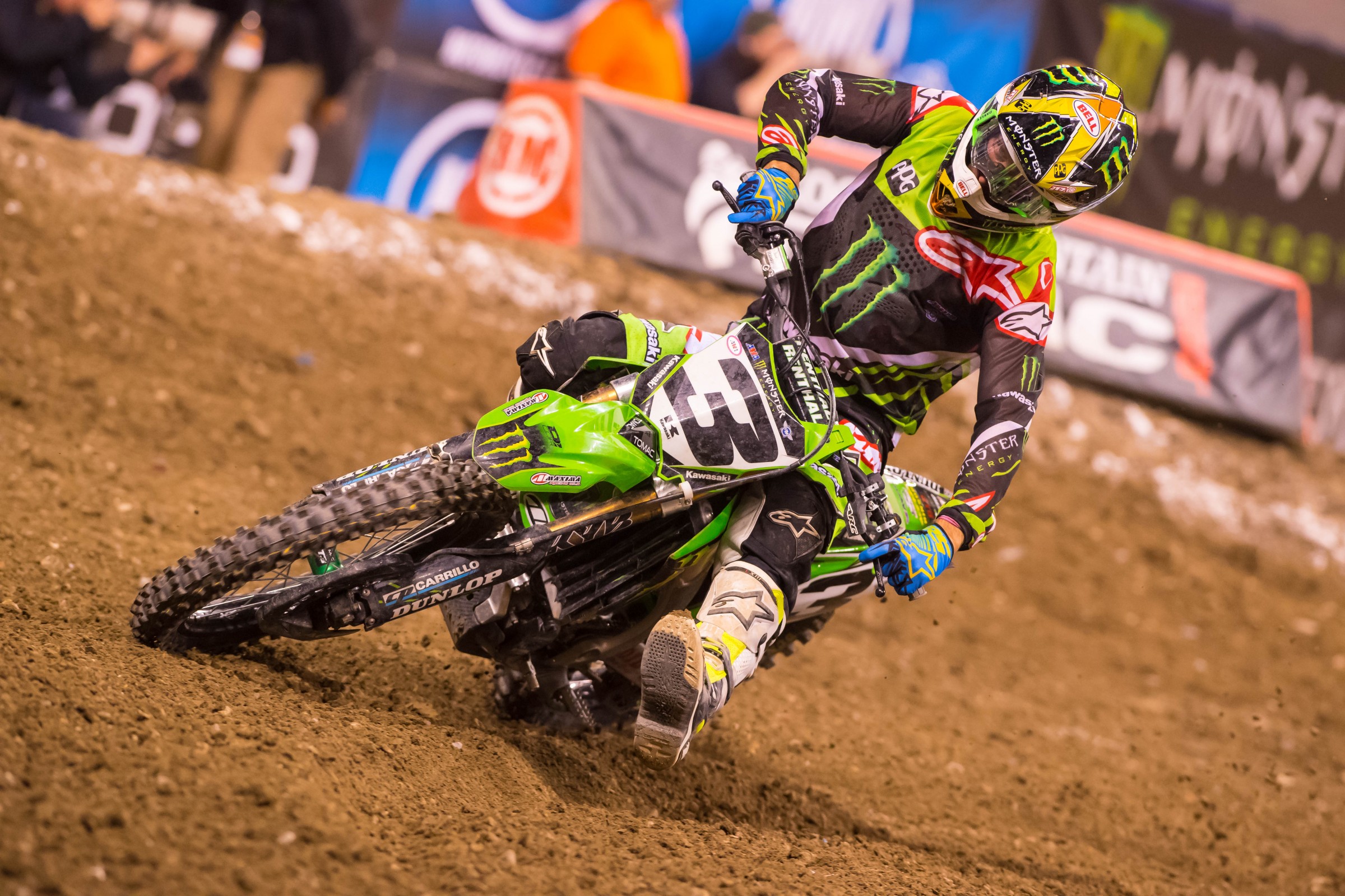 A crash took a podium away from Eli Tomac.