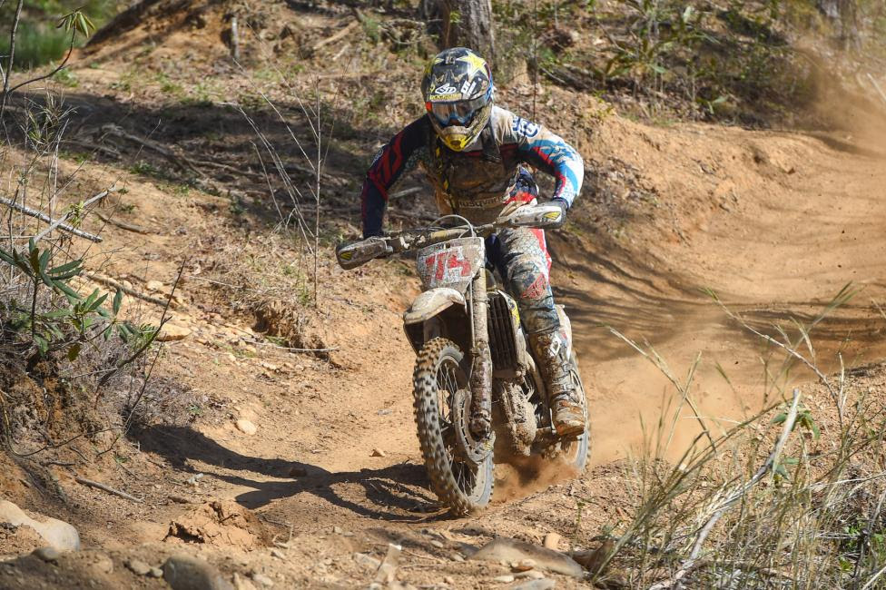 Josh Strang will be charging hard this weekend in an attempt to extend his points lead.