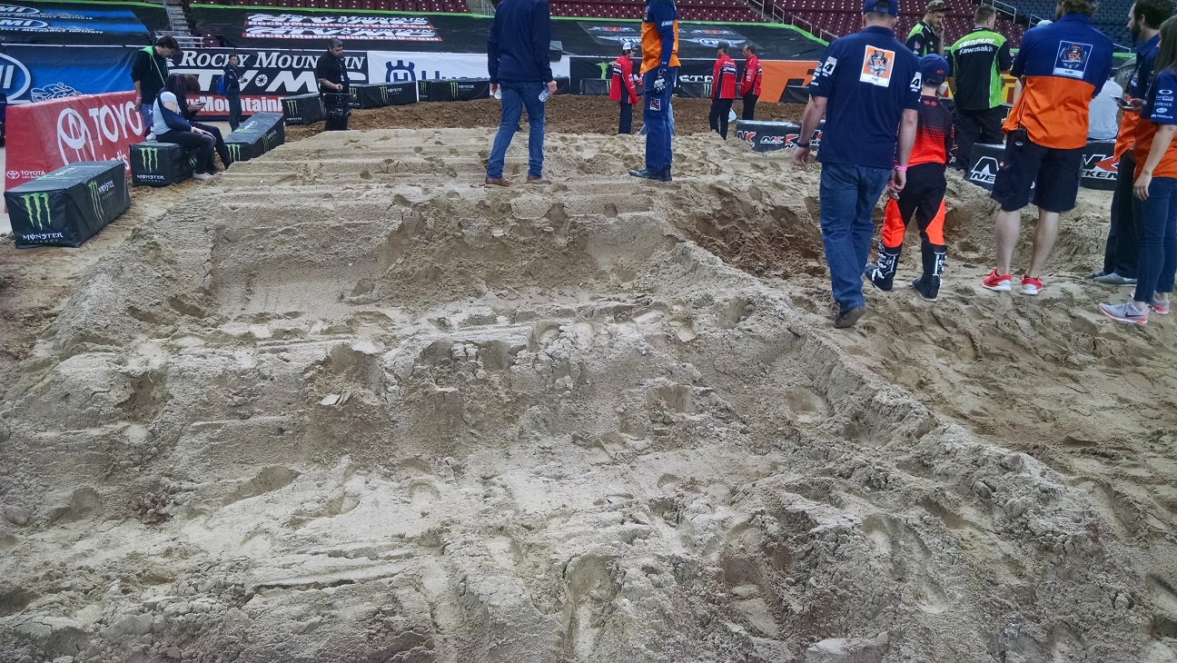 The second part of the sand section.