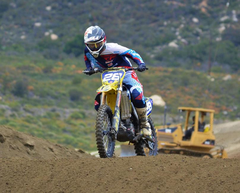 Tricker came away with the overall win at the last WMX round at the California classic.