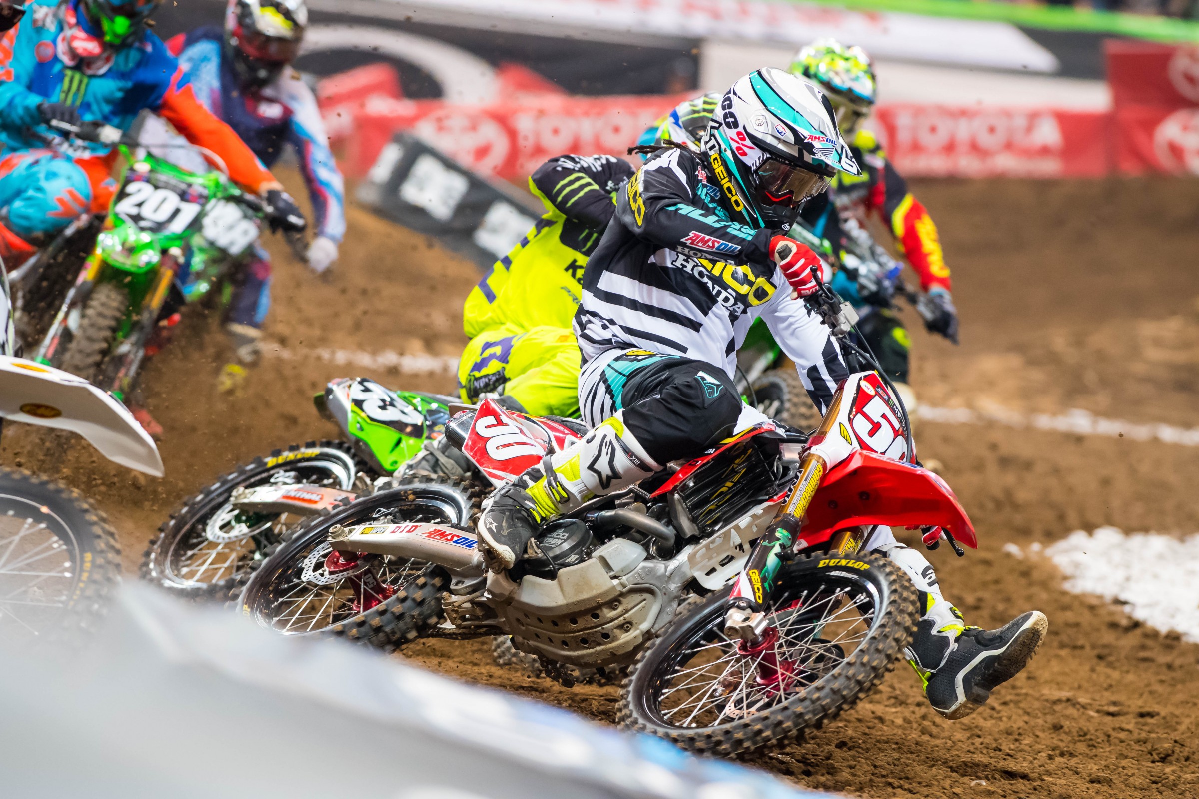 A tough day for Malcolm, but he left St. Louis with the points lead.