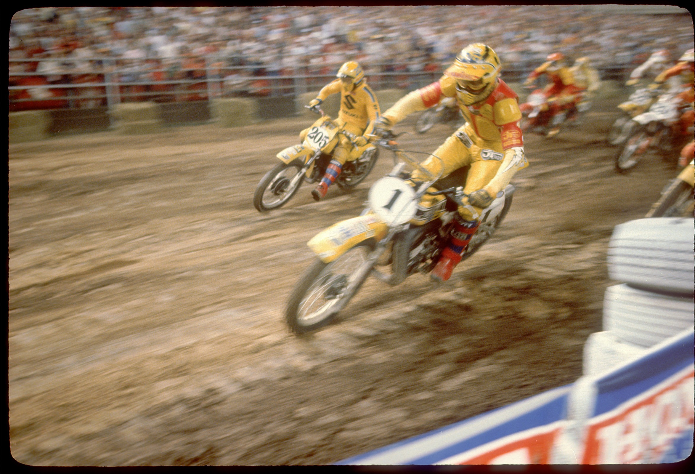 Bob Hannah en route to a third title in 1979.