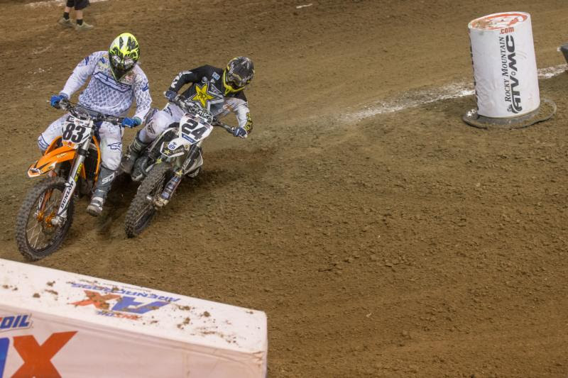 This pass by Bitterman (24) over Gardner (83) carried the Husqvarna rider to the first win of his career.