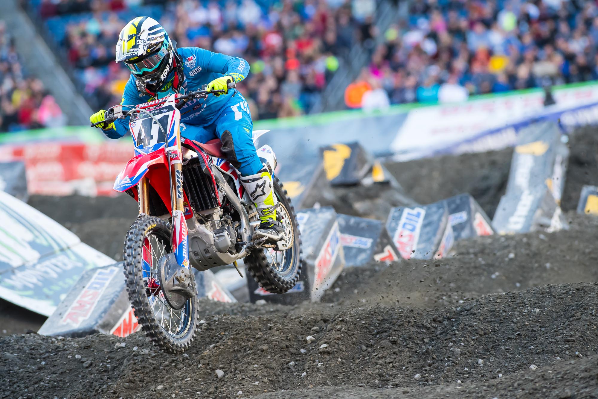 Typical hard charge from Canard, but he didn't have the start to get to the podium.