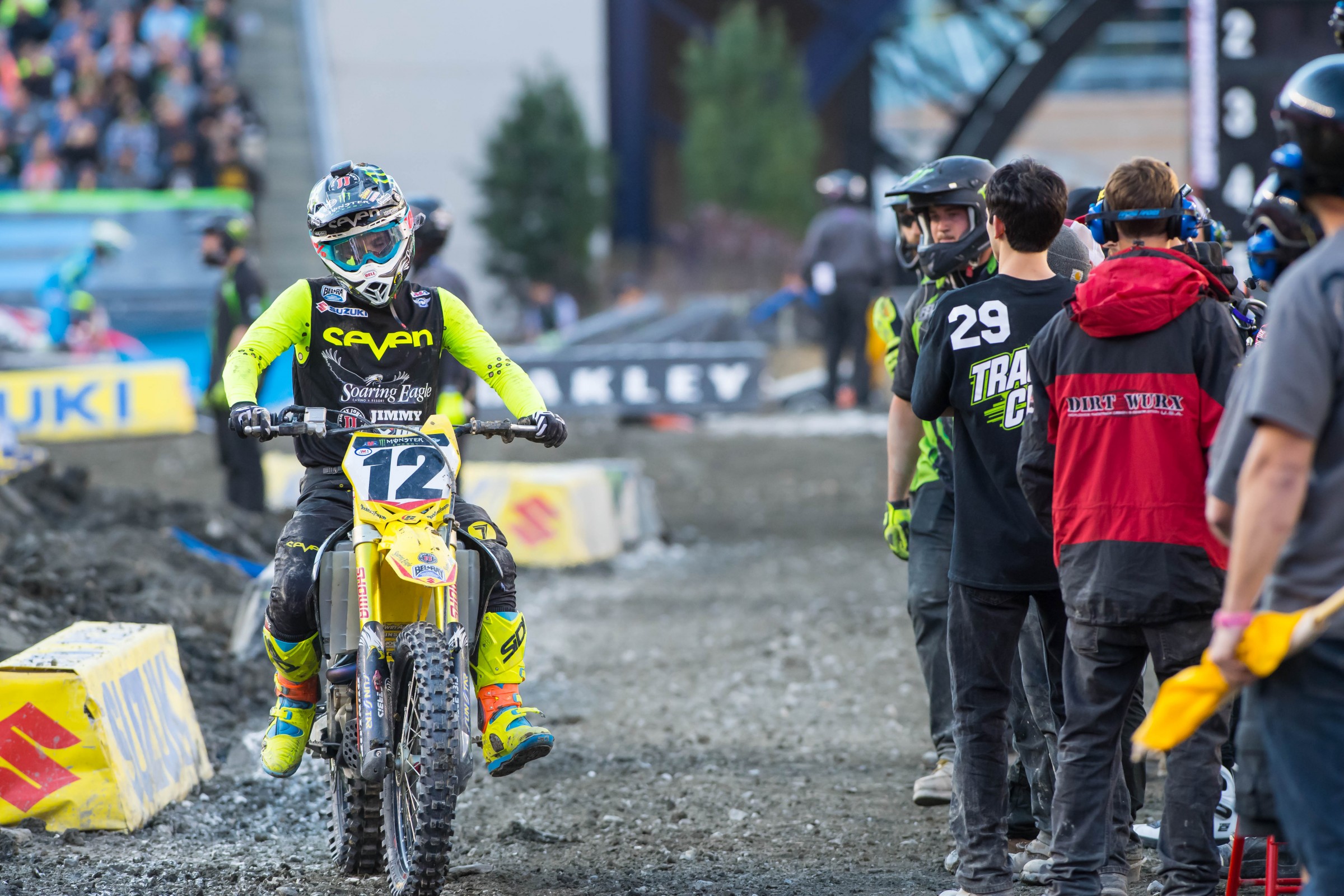Jake Weimer left Saturday's race early, but the team hopes he will race this weekend.