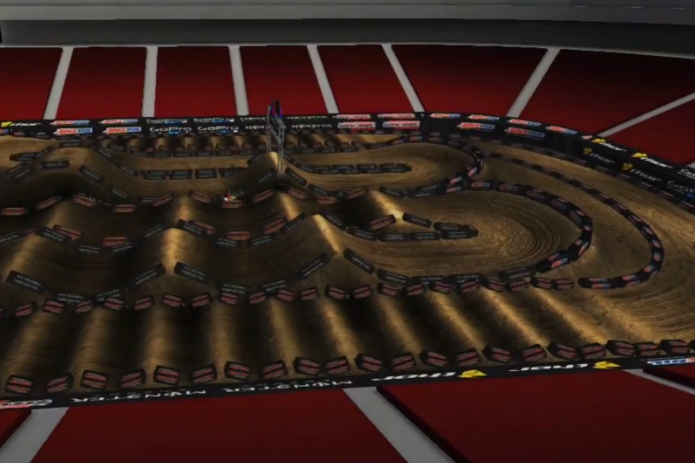 Animated Track Map: Las Vegas Arenacross