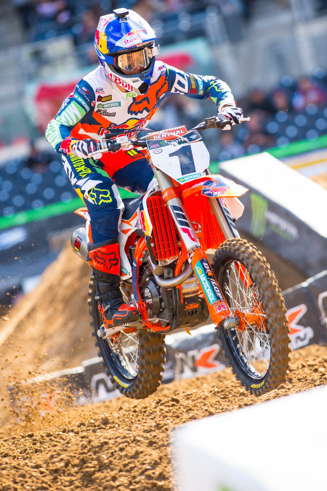A shot of Dungey not wearing the red plate could practically be a collector's item at this point.