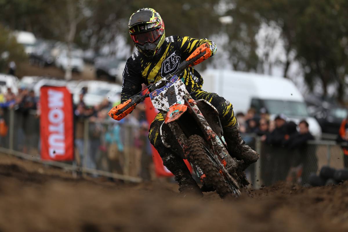 Gibbs won the MX1 overall.