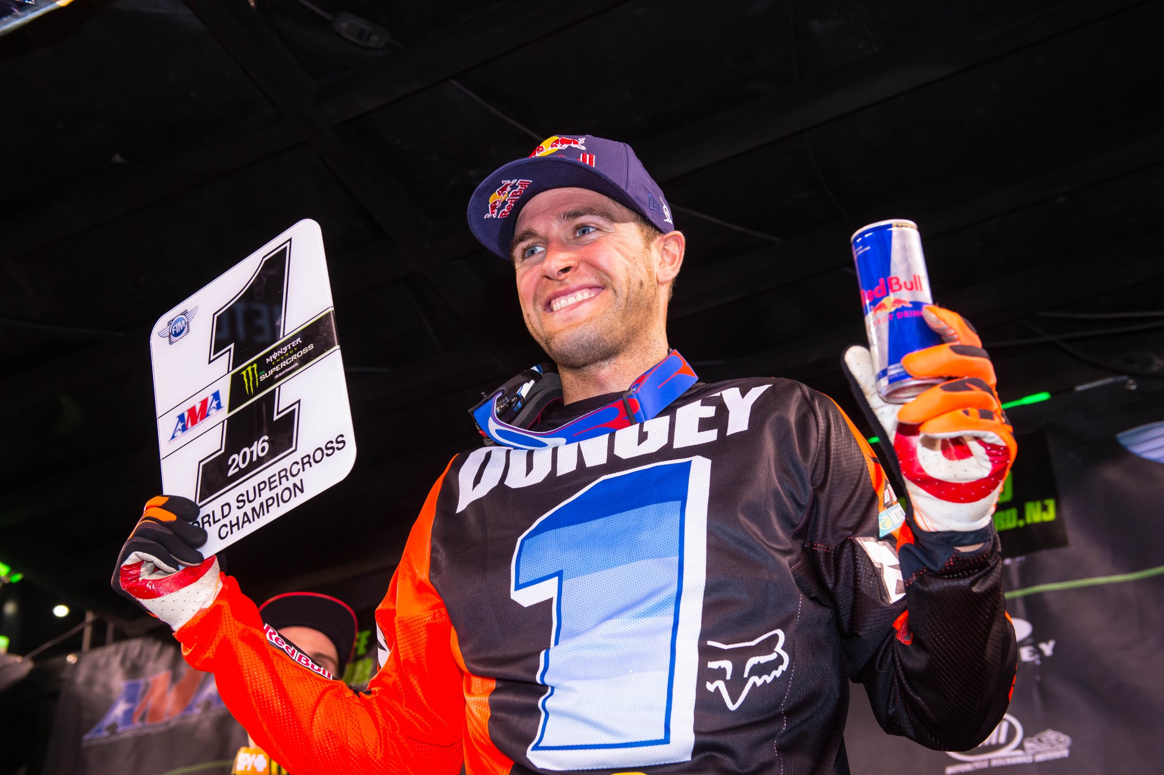 For the third time in his 450 career, Dungey is a champion in Monster Energy Supercross.