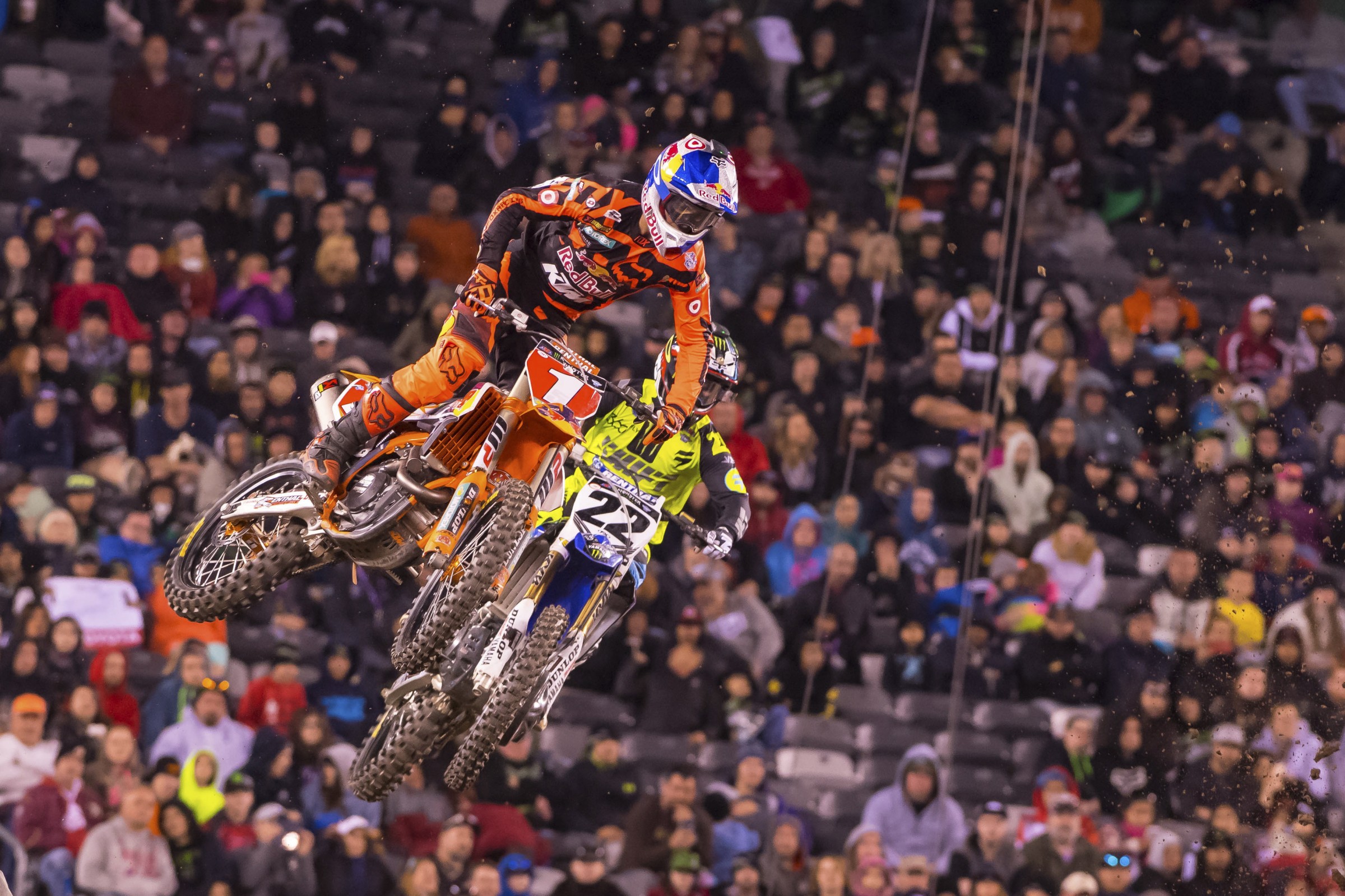 Dungey's podium streak ended at 31 straight.