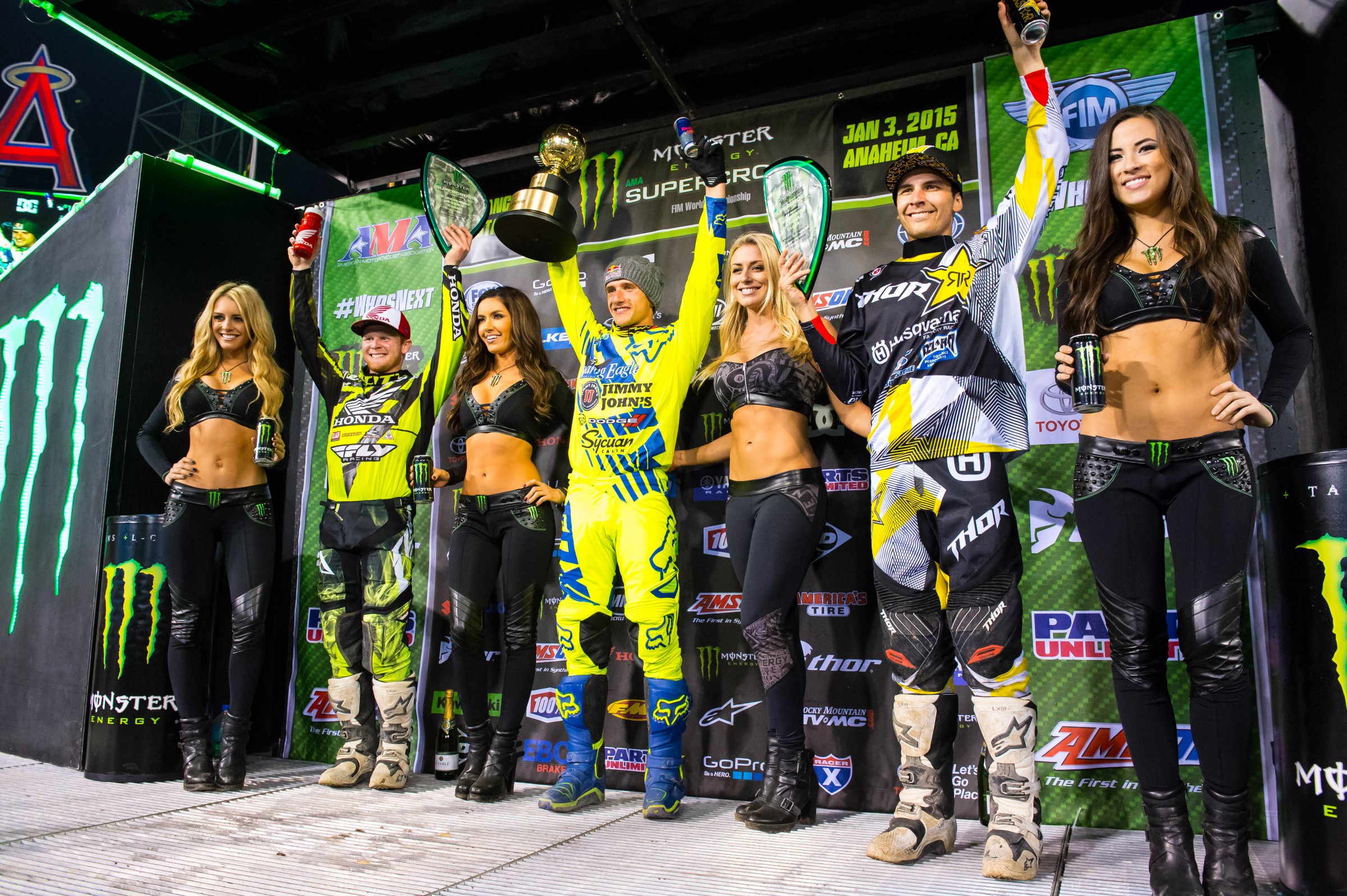 This is Anaheim 1, 2015. The last supercross until now without Dungey on it.