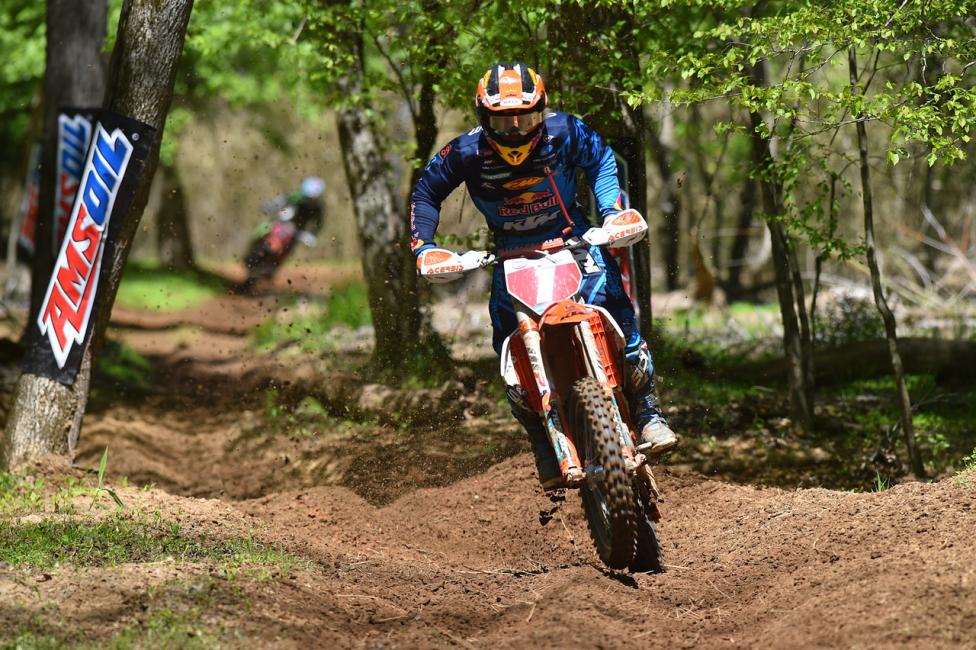 Russell continues to lead in the GNCC standings.