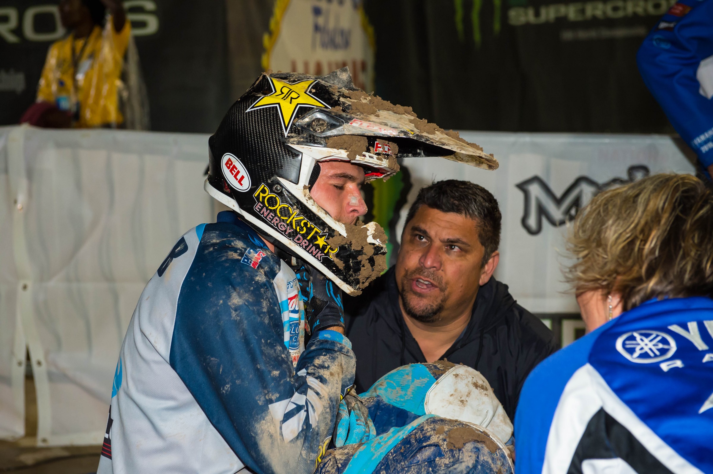 Webb shortly after clinching his second 250SX championship.