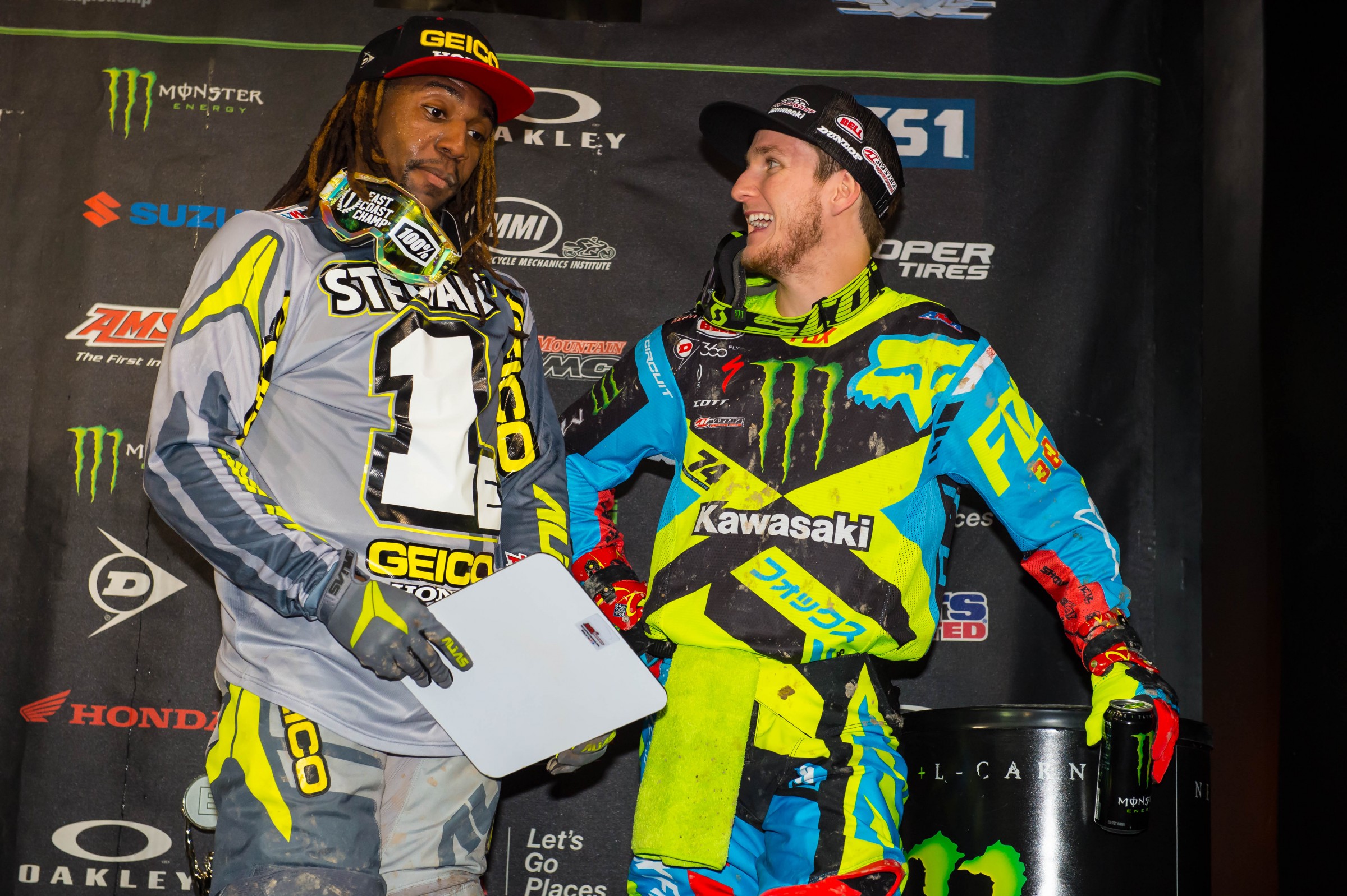 Savatgy talks with 250SX East Region Champion Malcolm Stewart.