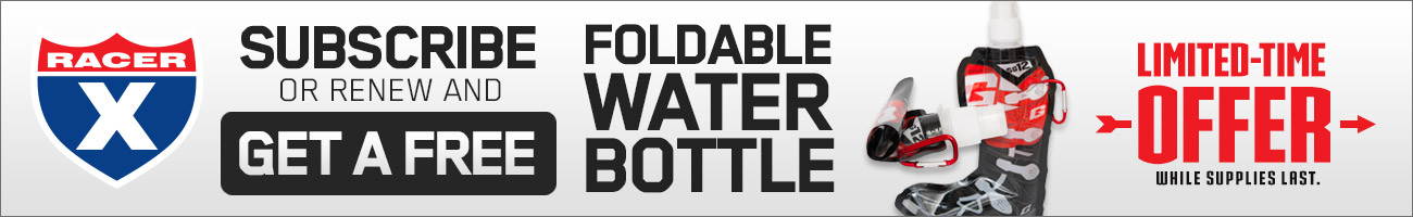 Subscribe today for a free foldable water bottle.