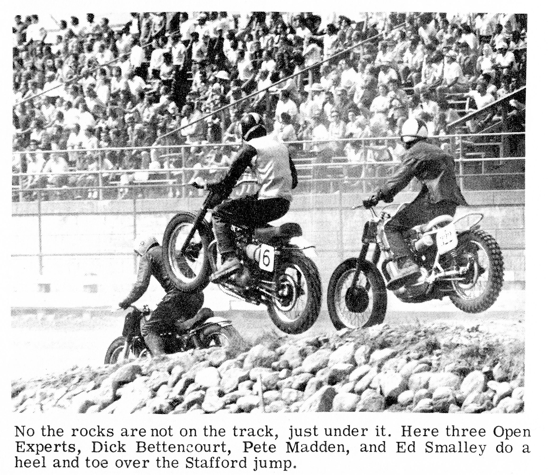 Check out this image from the summer of 1963, at a scrambles race on an artificial track in Stafford, Connecticut.