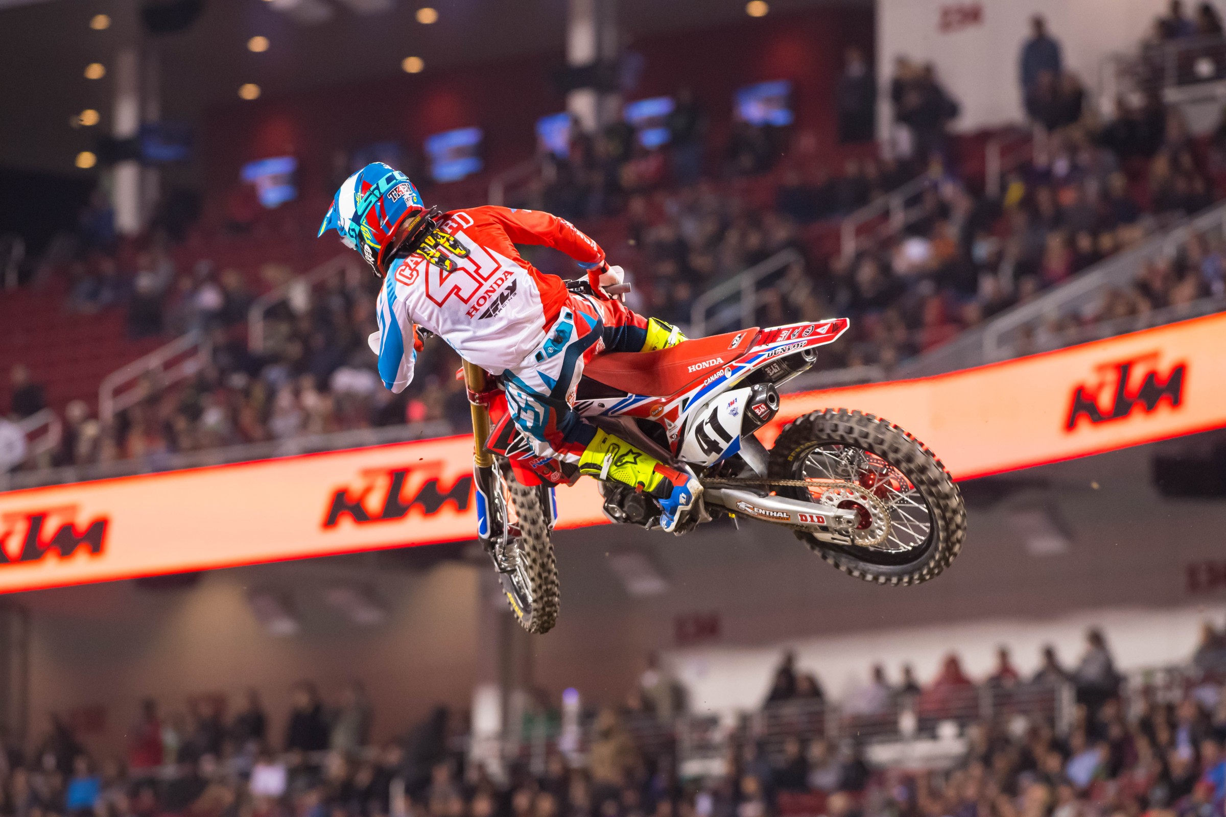 Canard finished ninth overall in 450SX.