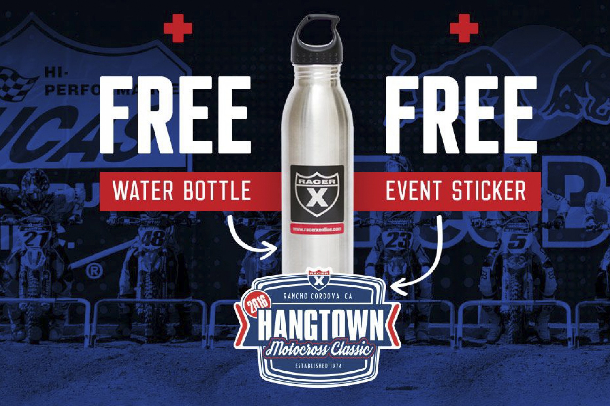 Racer X Stainless Steel Water Bottles at Hangtown