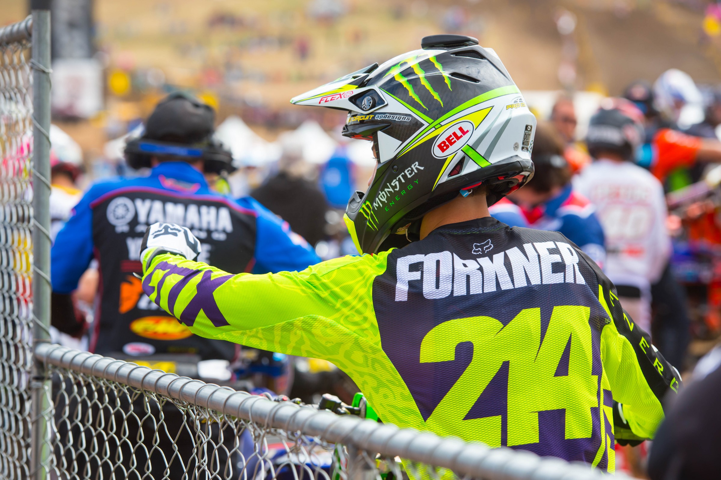 In his Lucas Oil Pro Motocross debut, Forkner finished 8th overall.