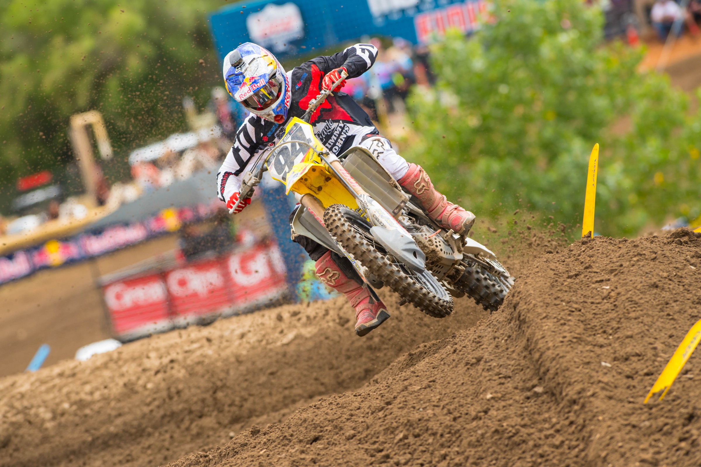 This bike is nothing like the one Kenny won the final moto of the year on last year.