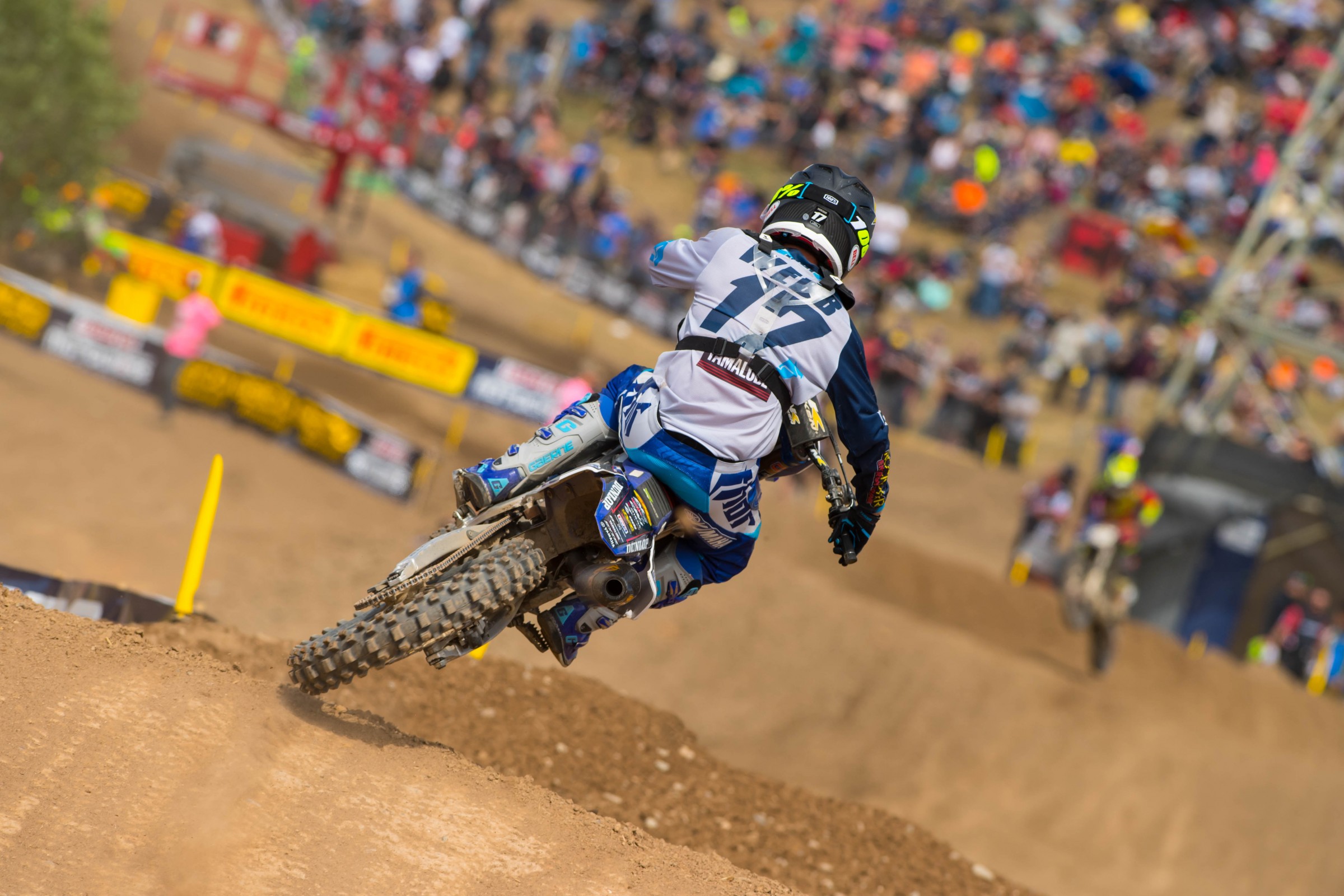 Despite a broken wrist, Cooper Webb is charging for a championship.