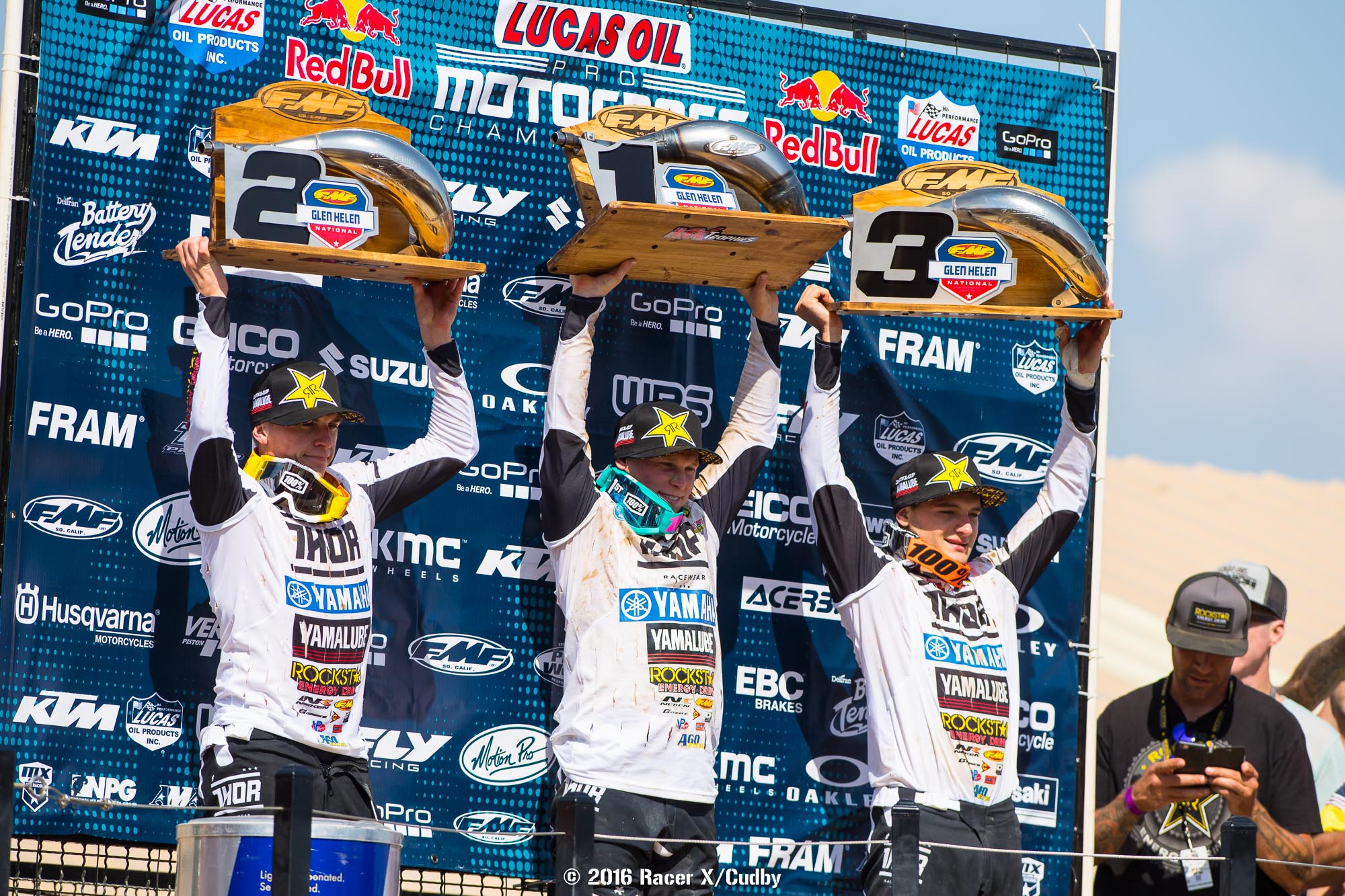 Glen Helen ended up with a literal all Star (Racing) podium.