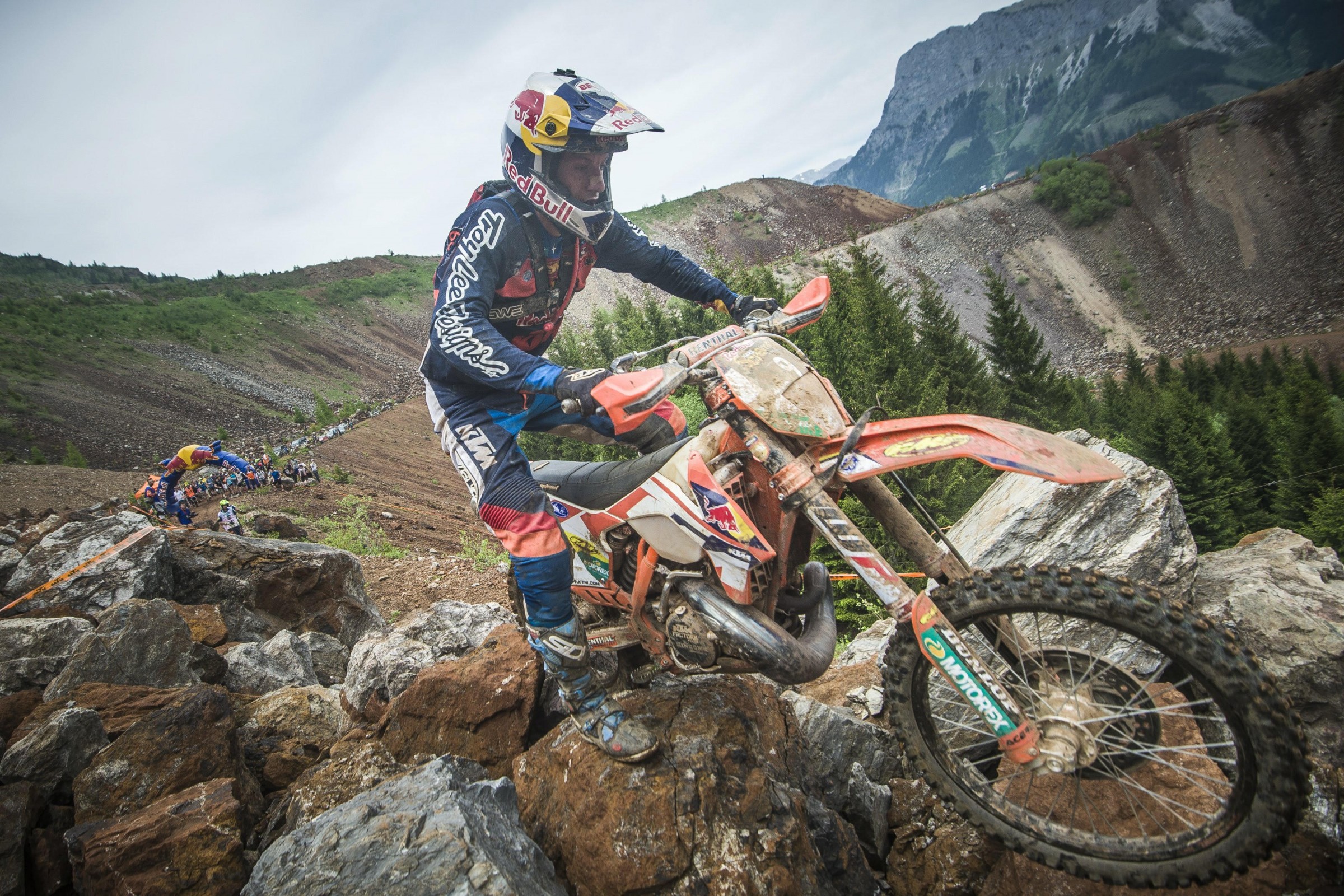 Webb became the first American to podium the Erzberg.