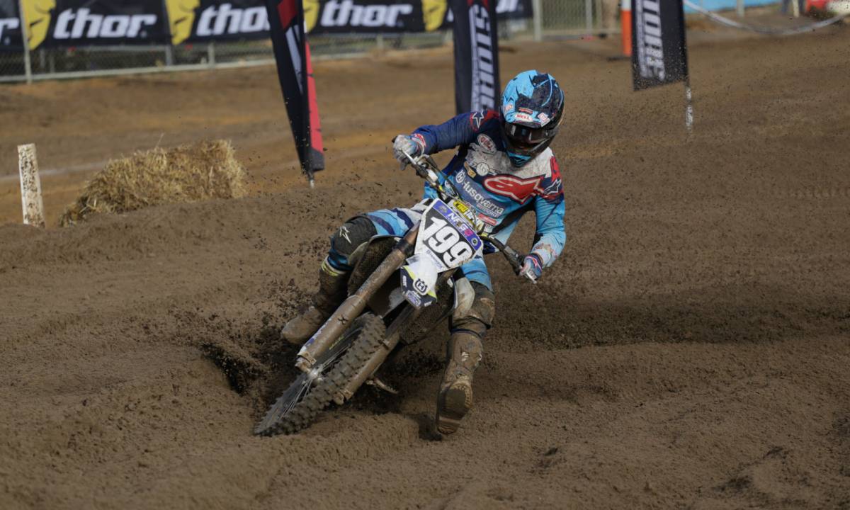 Crawford took home the win in the MX2 class at Wanneroo and lengthened his lead in the standings.