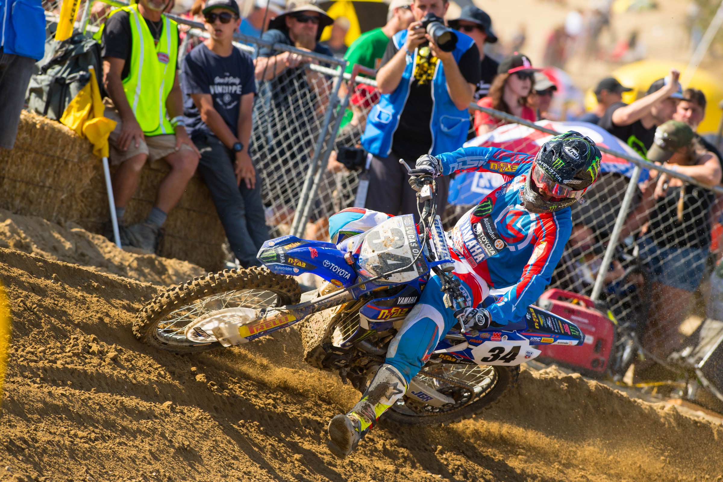 Justin Barcia had a mechanical problem in moto one. So, the team was saved by Phil Nicoletti, who was eighth overall. Phil is ninth in points early on.