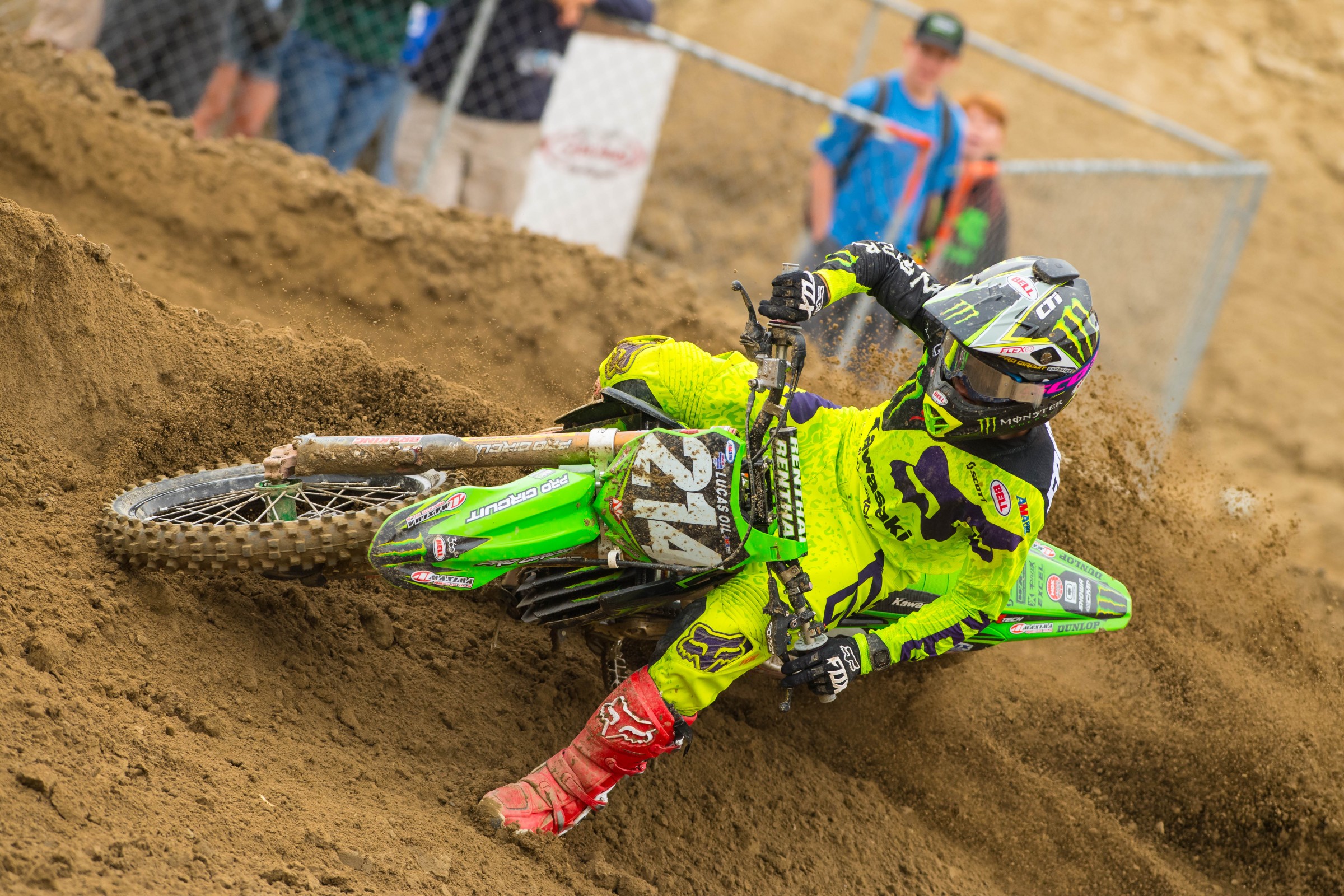 The good for Monster Energy/Pro Circuit Kawasaki was Forkner, who wasn't far off from battling for the win.