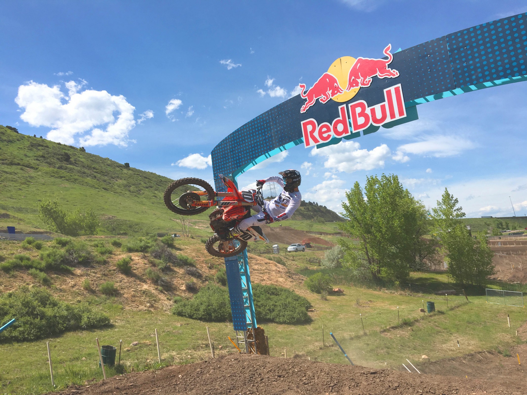 Justin Brayton got his BTOSports.com WPS KTM to press day.