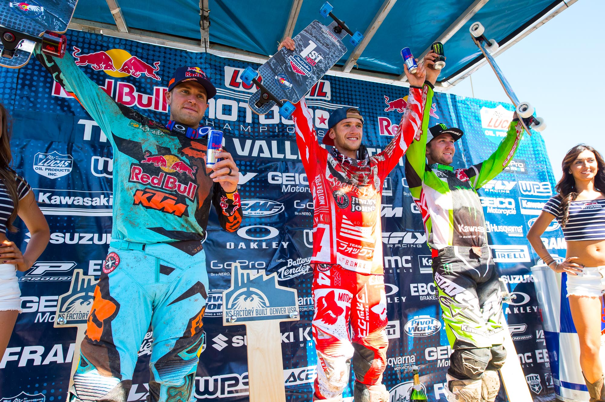 Ken Roczen was flawless today, and the guys next to him in this picture need to figure a few things out soon if they want to get between him and the title.