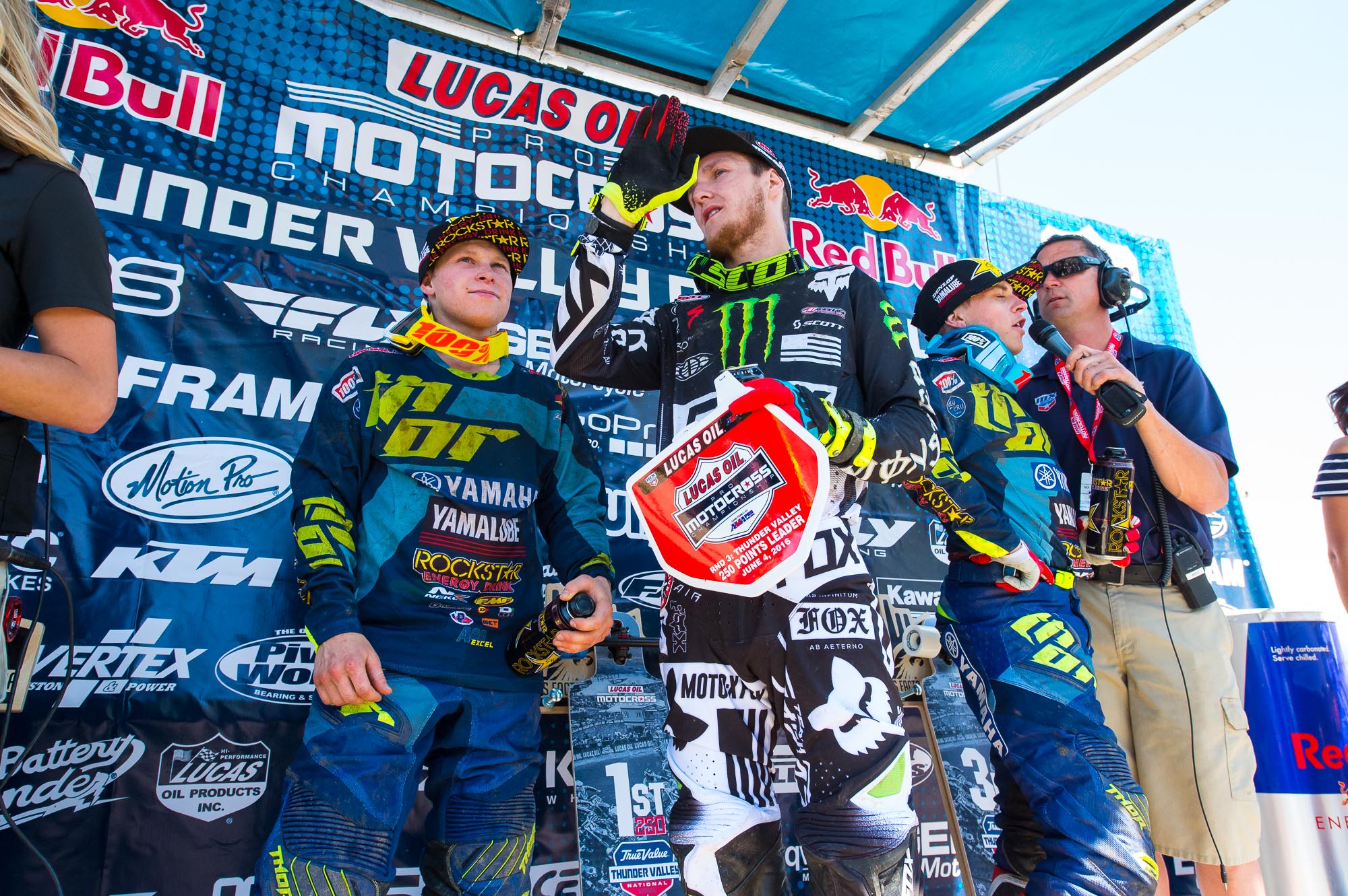 Back at it again, with the red number plate.