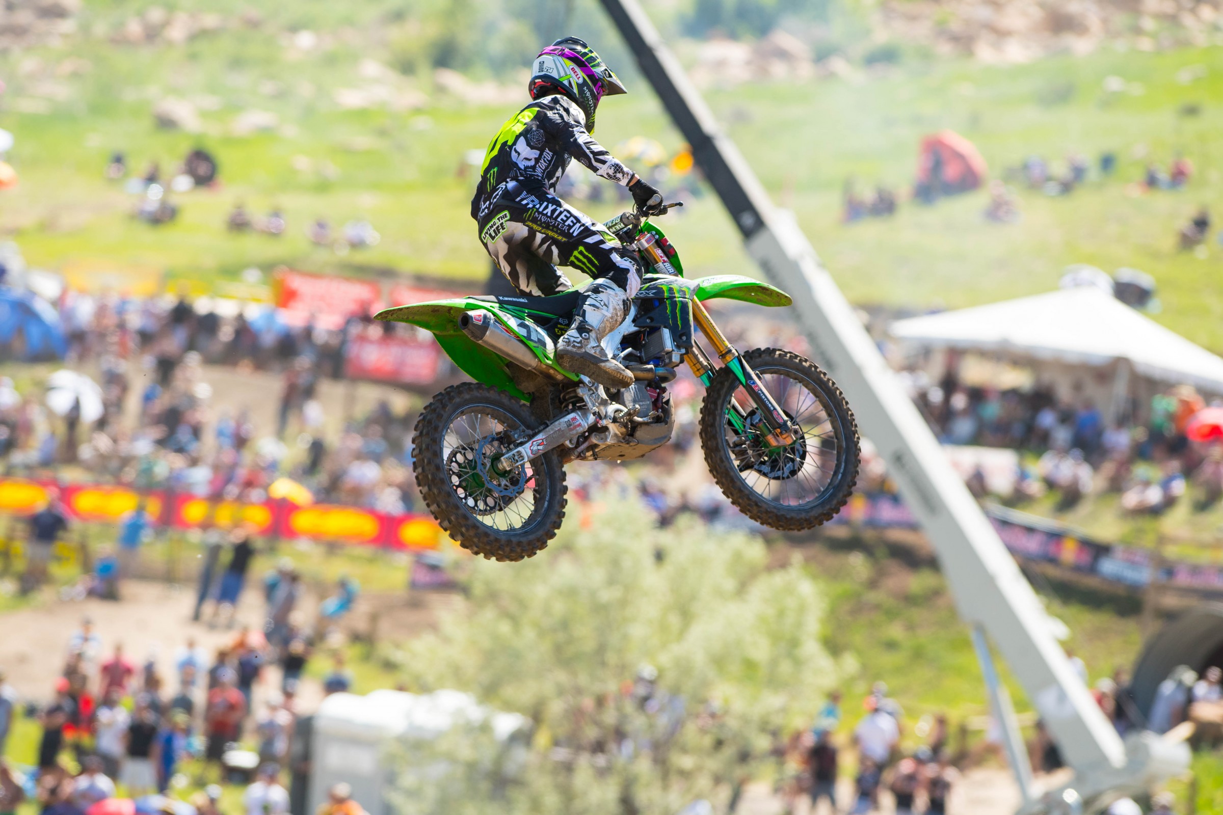 Forkner finished fourth in the second 250 moto.