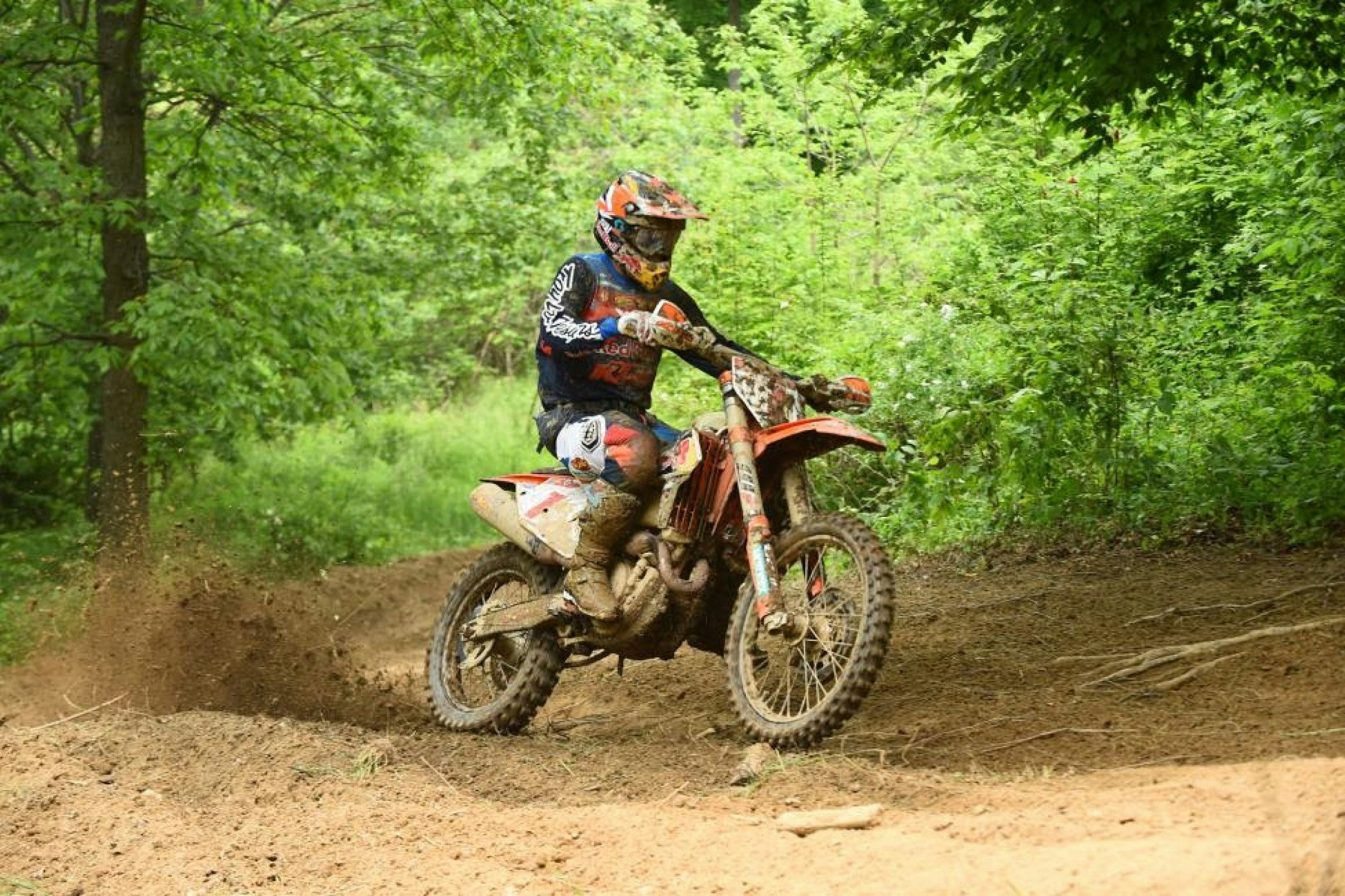 Russell Carries Hot Streak to Dunlop Tomahawk GNCC