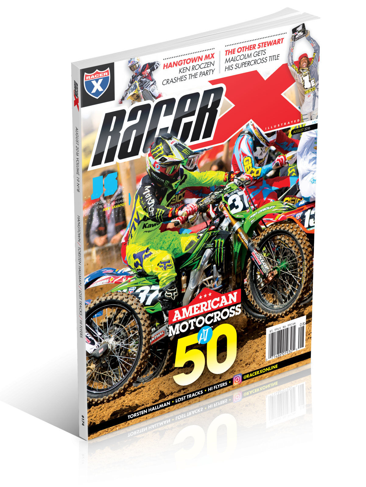 Joey Savatgy got his second win in three rounds at Colorado, as well as his second-ever Racer X Illustrated cover.