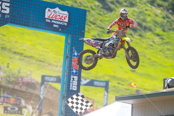 Roczen is off to a dominant start in the Lucas Oil Pro Motocross Championship.