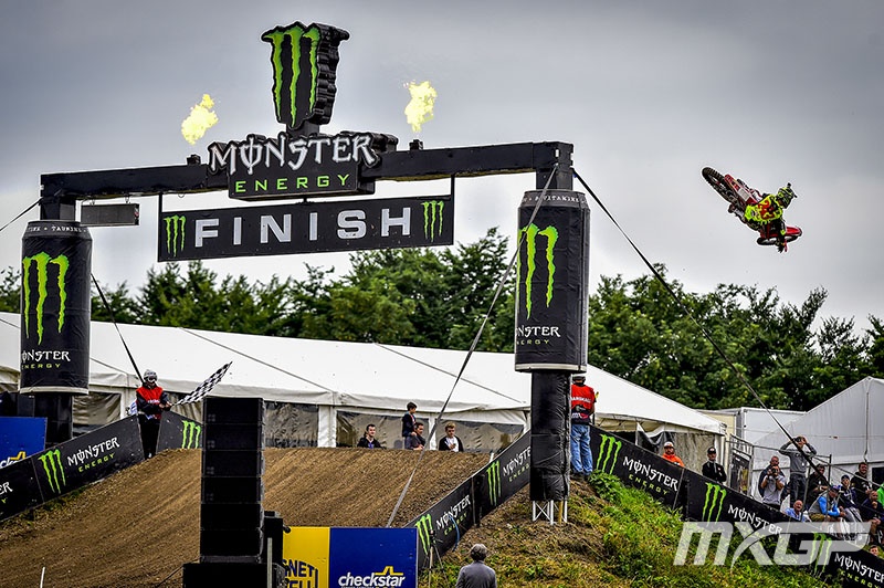 Gajser has a huge lead in the MX1 standings over Cairoli and now an injured Febvre.