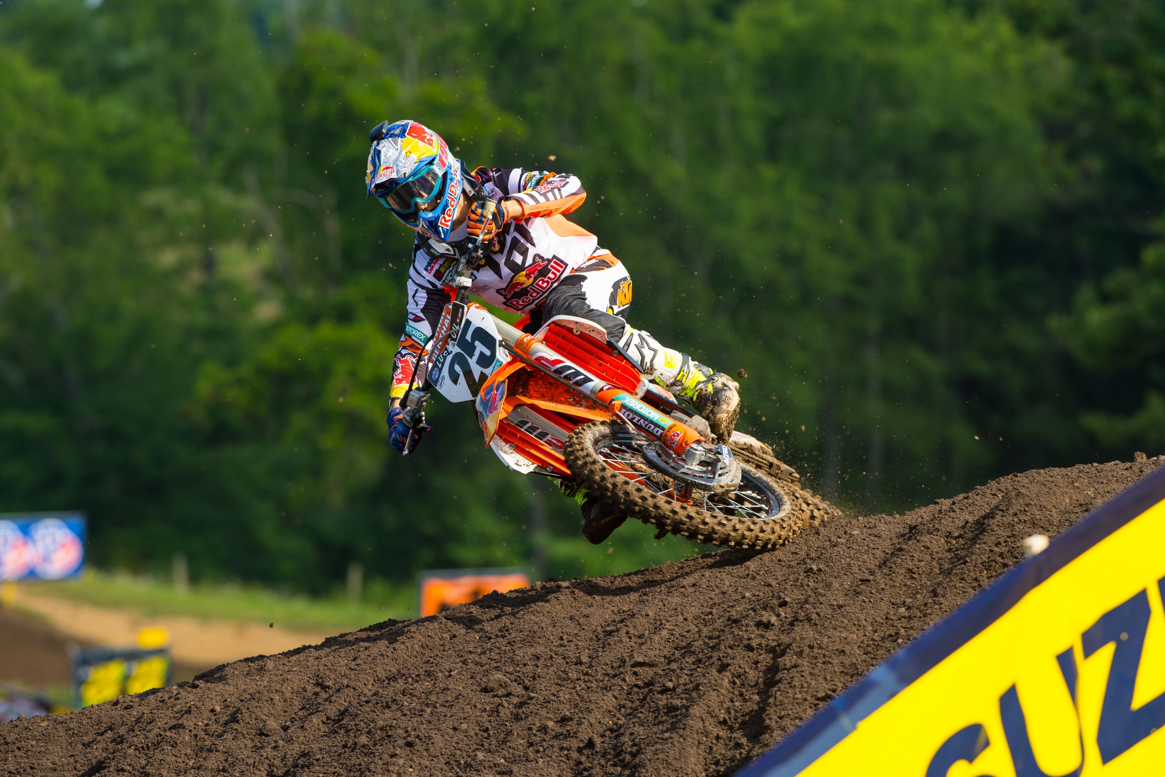 The High Point track perfectly suited Marvin Musquin, who claimed his first career 450 podium.