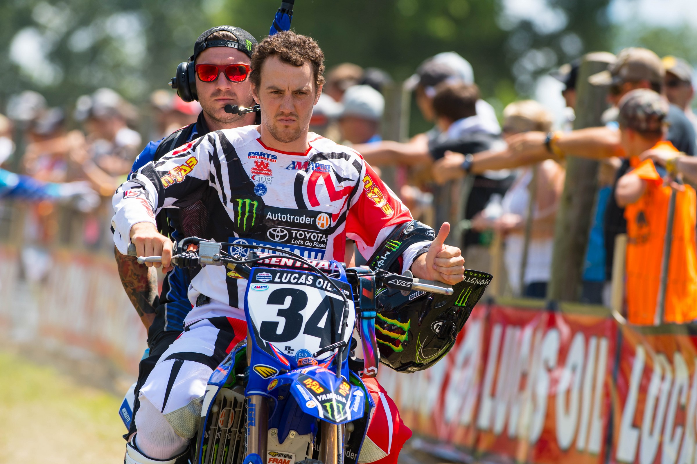 Nicoletti is 14th in 450MX points through five rounds.