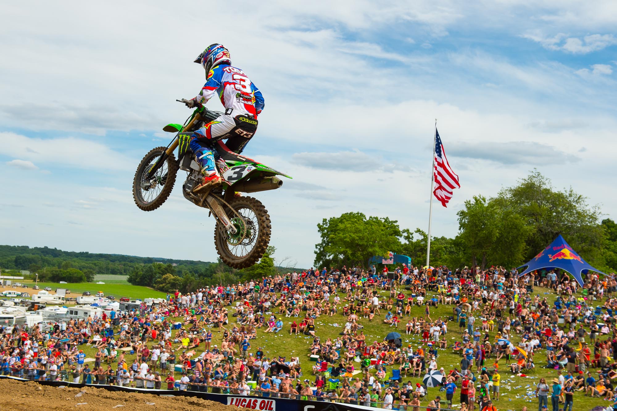 Tomac finished second overall on Saturday.